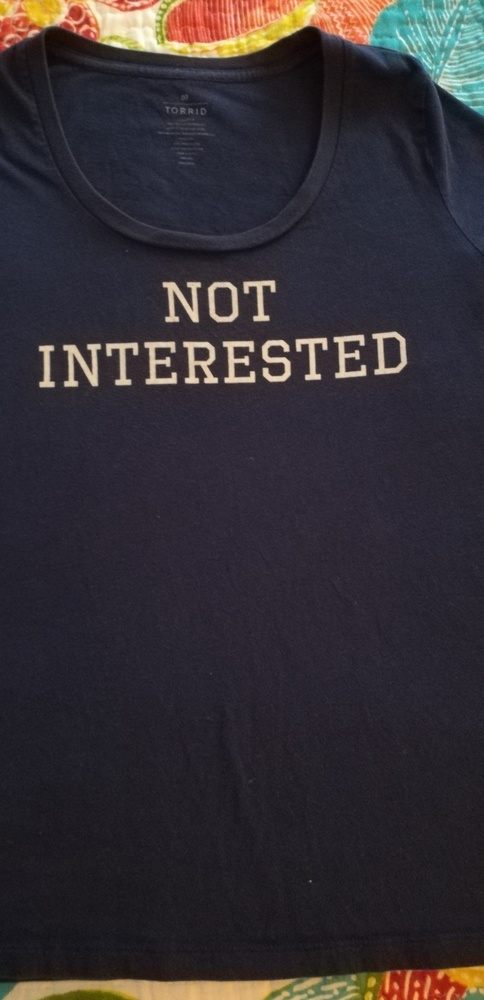 Plus size women's torrid Navy tee